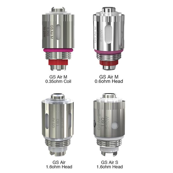 

5pcs Eleaf GS Air 1.6ohm/ M 0.35ohm Coil Head for Eleaf GS Drive series products E cig Cores 5pcs/ pack 100% Authentic