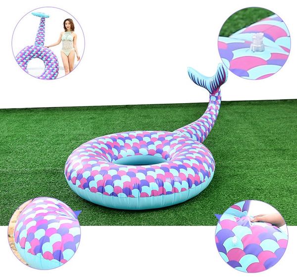 

mermaid tail pool floats large outdoor beach floats swimming pool floats inflatable mermaid floating swimming ring 180cm an2494