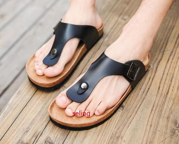 

lovers casual sandals fashion cork slippers summer men women beach slippers flip slip-resistant trend of sandals female