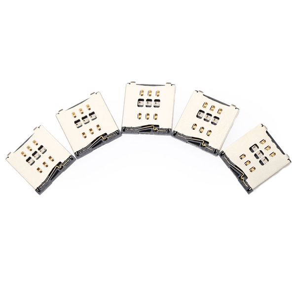 

5pcs sim card reader slot socket holder repair parts for iphone 6 plus