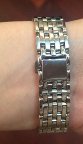 

stainless steel elegant lady watches watch dial womens automatic fashion watch 32.7mm 424.10.33.20.05.001 white ffjhw, Slivery;brown