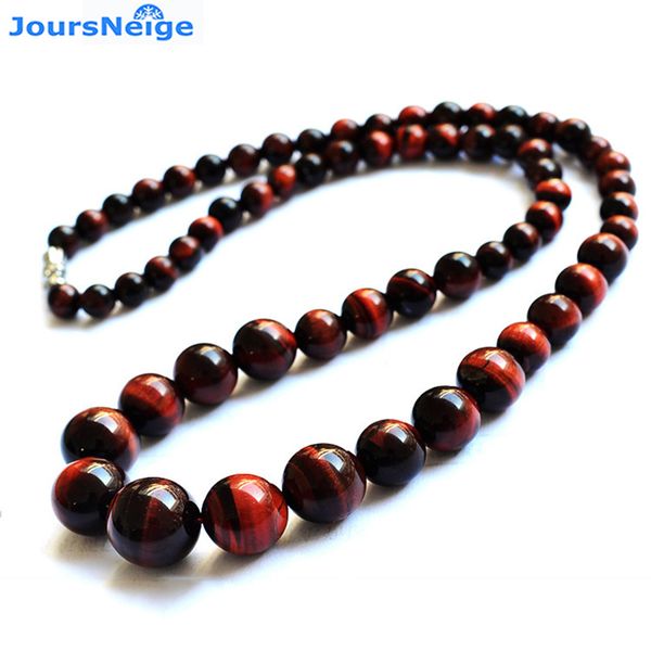 

wholesale red natural tiger eye stone necklace tower chain lucky for women men energy stone necklace jewelry accessories, Silver