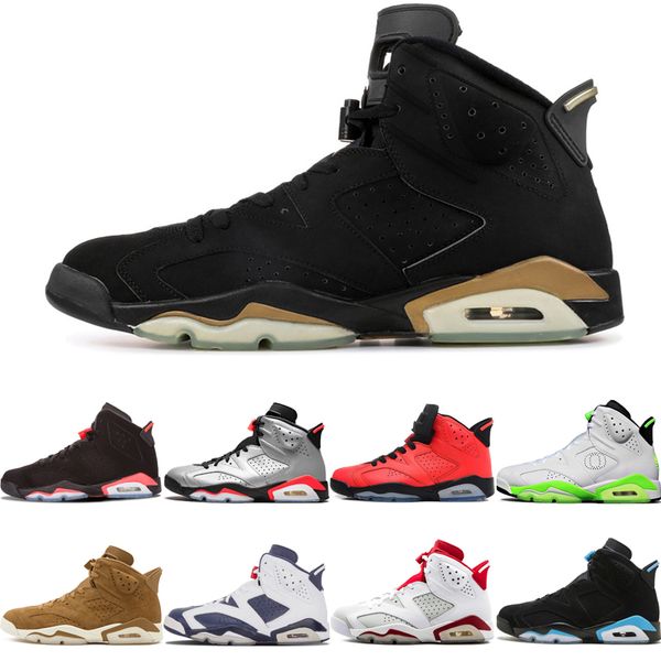 

dmp 6 6s infrared reflective men basketball shoes unc tinker oregon angry bull oreo mens sports sneaker 7-13