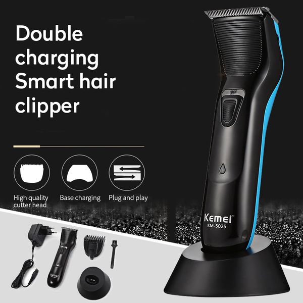 

kemei 5025 hair cutting machine charging haircut machine engraved hairline bald head short inch trimmer rechargeable bwkf iwspk