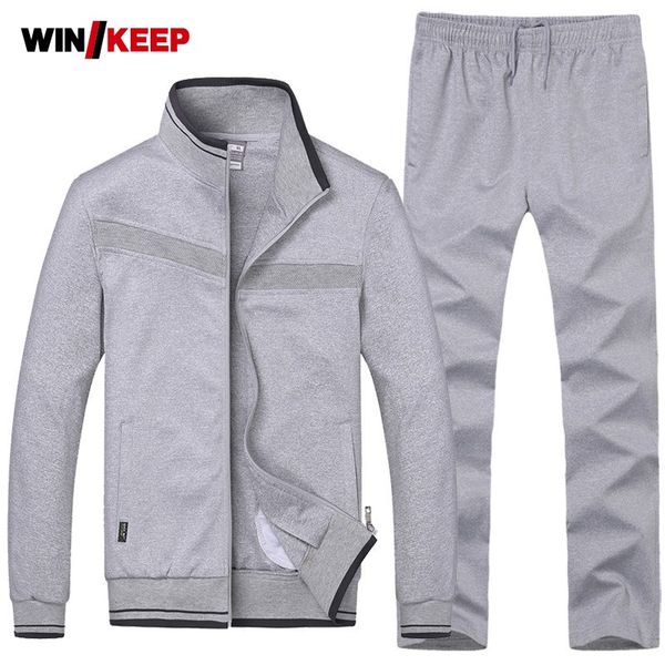 

2018 new arrival brand mens sport suit outdoor summer running sets jacket+pants plus size -4xl fitness jogging, Black;blue