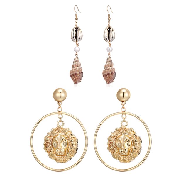

otoky earrings bohemian fashion 2019 women's earring shell pendant women's earrings beach holiday jewelry drop 19may22, Silver