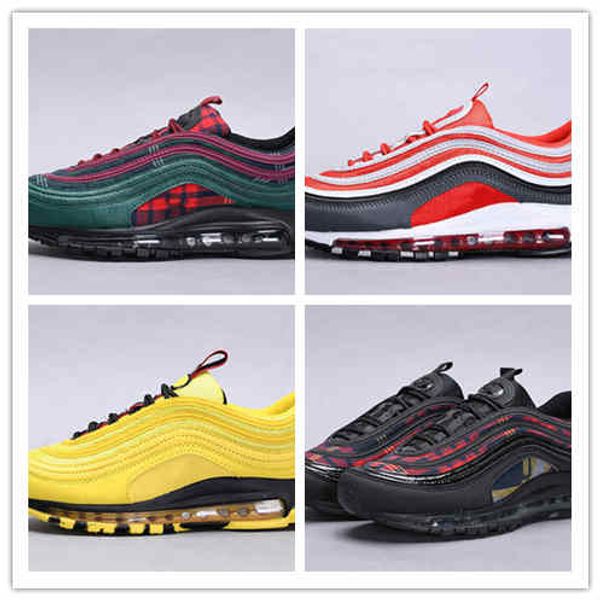 

2019 new arrive air cushion 97 men running shoes 97s classic new colors training shoes fashion wholesale outdoor sneakers us 40-12