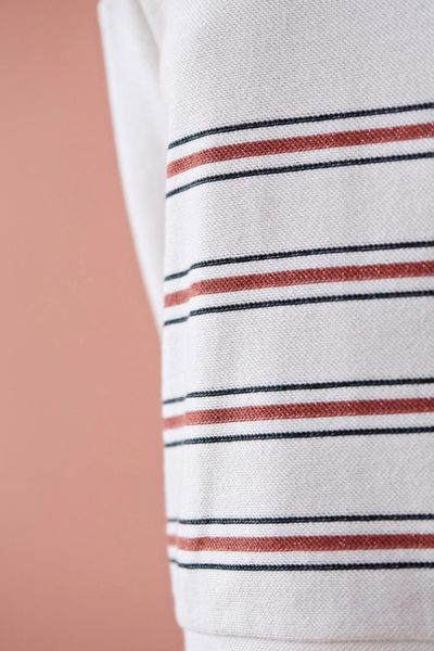 

spring summer women casual sweatshirt long sleeve red white/ blue striped sweatshirt, Black