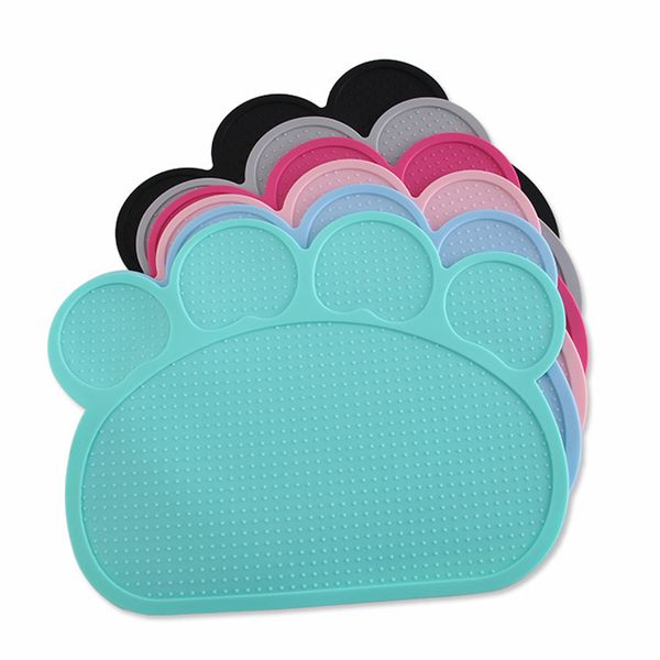 

waterproof pet mat for dog cat silicone pet food pad pet bowl drinking mat dog feeding placemat dogs cats bowl mat easy washing