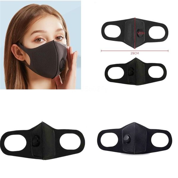

dhl shipmascherine anti dust mouth er pm2.5 dustproof anti-fogl washable reusable sponge black face mask masks tools rra1365 6s1l