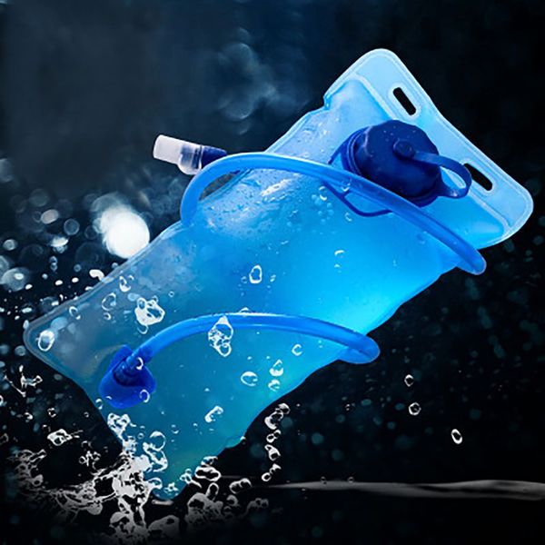 

2l water bag soft reservoir water bladder outdoor sports travel cycling tpu hydration pack large capacity bag