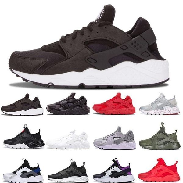 

huarache 4.0 1.0 classical triple white black red men women huarache shoes huaraches sports sneakers running shoes size eur 36-45