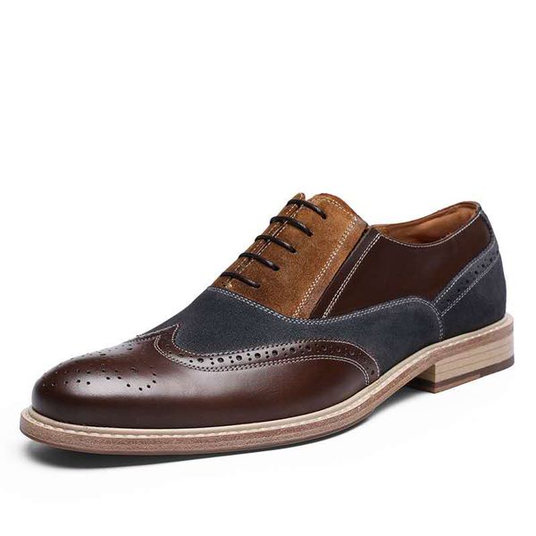 

desai oxford shoes for men genuine leather shoes, Black