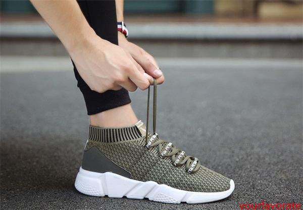 

wholesale with box fly wild youth breathable chaussures fashion designer shoes trainers white black sneakers men running shoes