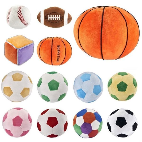 Imitation Football Basketball Baseball Rugby Plush Toy Lovely Kids