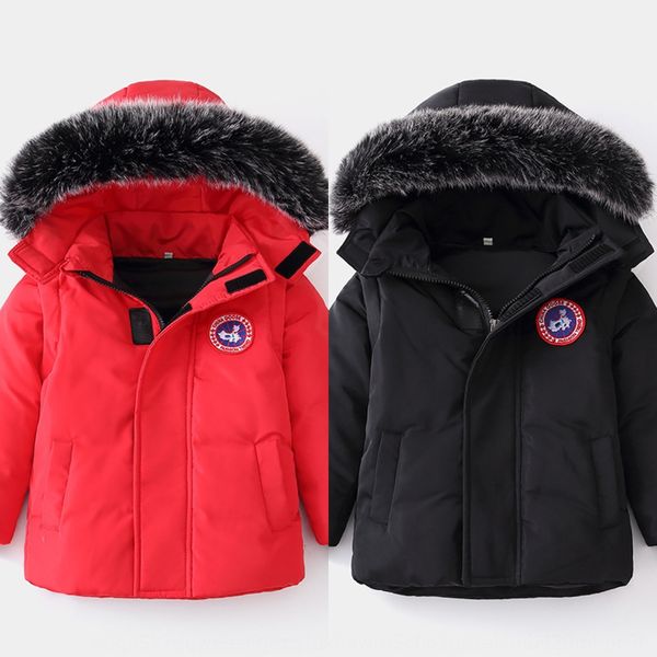

thickened warm leisure fashion style warm clothing down jacket children's clothing detachable sleeve/hat children's down jacket, Blue;gray