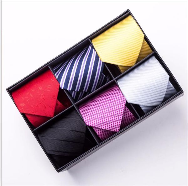 

2019 new 8 cm formal business hand tie and gift tie, Blue;purple