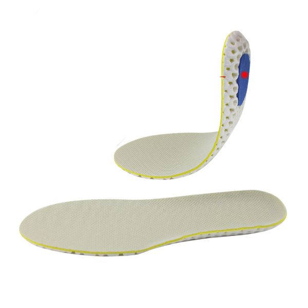 

arch support care absorption high elastic casual shoes trim edges running sports insoles inserts comfortable men women, Black