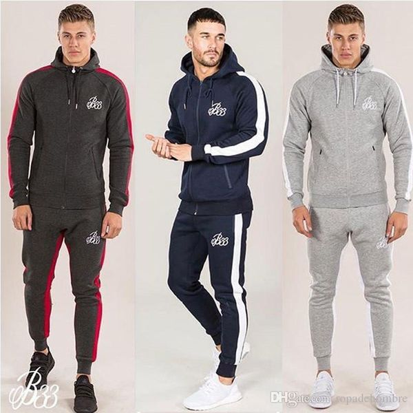 

autumn winter mens designer coat fashion panelled outdoor training running long sleeve drawstring hoodies mens designer cardigan, Black