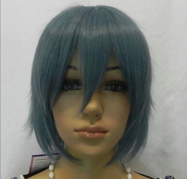 Wig Green Women Fashion Short Curly Hair Girl Full Wigs Celebrity
