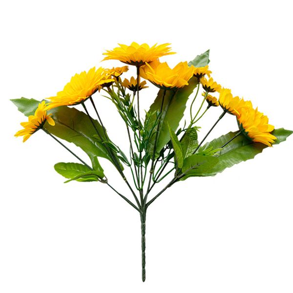 

искусственные цветы centerpiece свадебного стола sunflower bouquet crafts орнамент у3