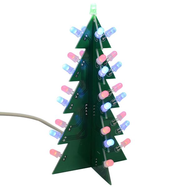 

diy kit christmas trees led circuit electronic board module flash light electronic suit holiday decoration