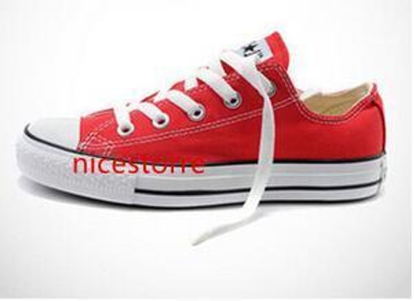 

новый size35-46 новый унисекс с низким верхом взрослые женские мужские парусиновые туфли 13 цветов спортивные звезды чак зашнуровал повседне