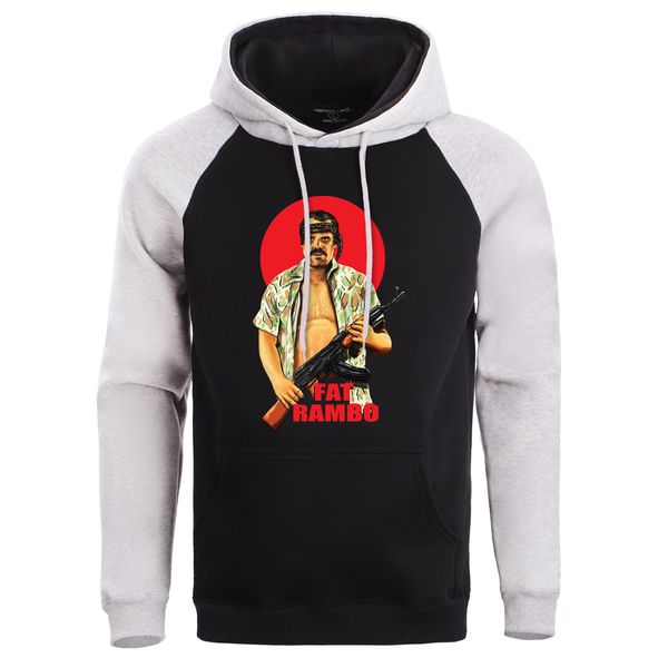 

men sweatshirt crewneck hoodies male sweatshirts mens funny winter warm pullover hoodie streetwear wars hero sportwear, Black