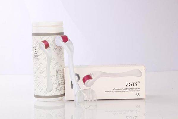 ZGTS Derma rolo 540 Dermaroller Medical Use aço inoxidável Dermaroller Micro agulhas Rolo Para Scar E Acne rejuvenescimento remoção da pele