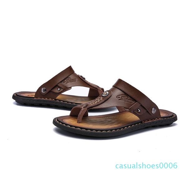 

sandals beach casual sandalias flip flops slip on male shoes c06, Black