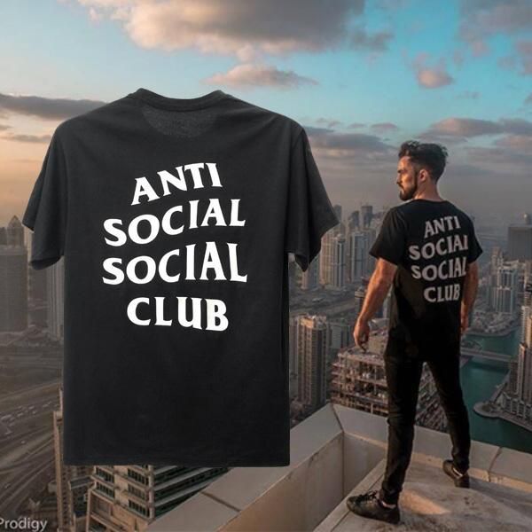 

assc anti social social club brand mens designer t shirts men women 7 colour fashion designer t shirts short sleeve