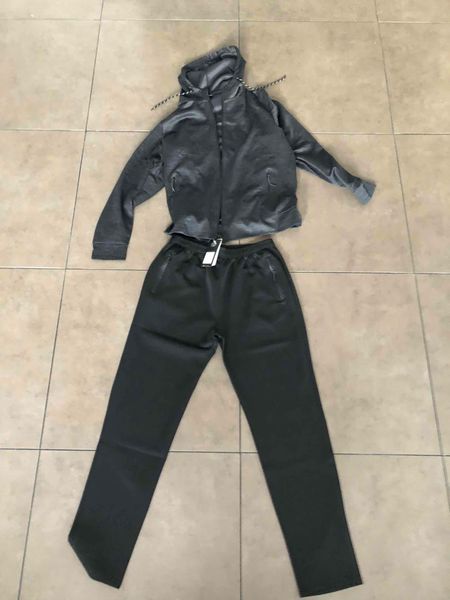 

2019 мужские костюмы печать zipper костюма mens одежда двухкусочный костюмы весна осень топы + брюки мужчины толстовка спортивные костюмы пл, Gray