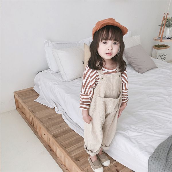 

baby jumpsuits baby girls boys cute sleeveless solid corduroy overalls for kids cotton jumpsuits baby infant girl designer clothes fj172, Blue