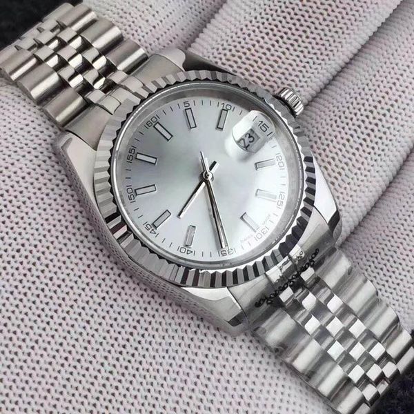 

automatic stainless waterproof 41mm mens watch diving mechanical watch steel casual date luminous designer mcfmo, Slivery;brown