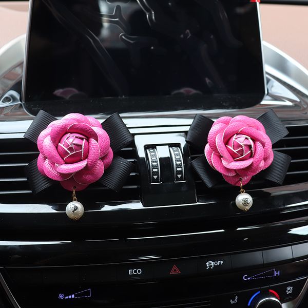 

flower car air fresheners fragrance for car aroma diffuser vent clip scent perfume decor interior accessories for girls