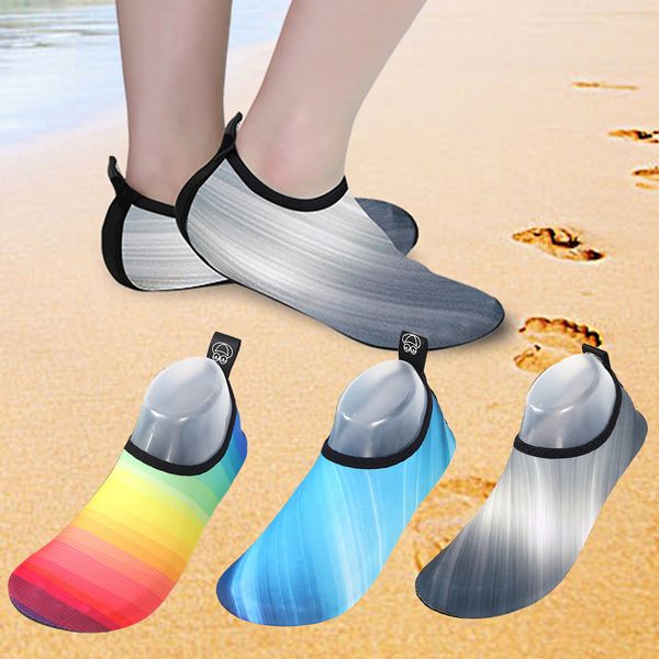 

1pc swimming water shoes summer beach camping shoes flat soft walking lover snorkeling wading