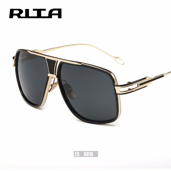 

new fashion sunglasses men vintage sun glasses women brand rita classic men glasses gafas de sol js6615 uv400, White;black