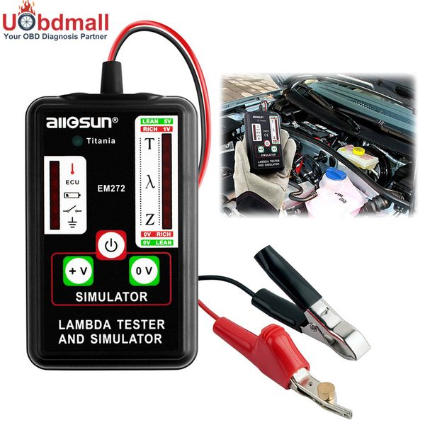 

universal automotive lambda tester & simulator test 1,2,3 and 4 wires sensors durable abs enclosure low battery em272