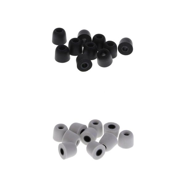 

10 pairs earbud memory foam eartips earplug tips for inear headphone 4.5mm