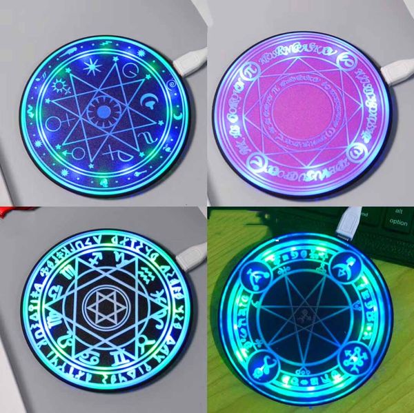 

wholesale magic array 10w quick wireless charger fashion fast charging pad for iphone xsmax xr xs x samsung huawei charger 4 style