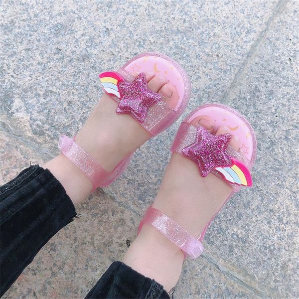

мини minisha новые оригинальные девушки jelly сандалии водить детей сандалии детей пляж обувь покрытием minisha малышей обувь детские sandal, Black;red