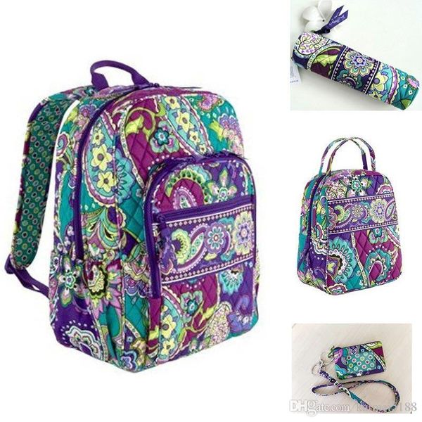 

nwt campus backpack student school backpack with lunch bag with pencill case with card bag