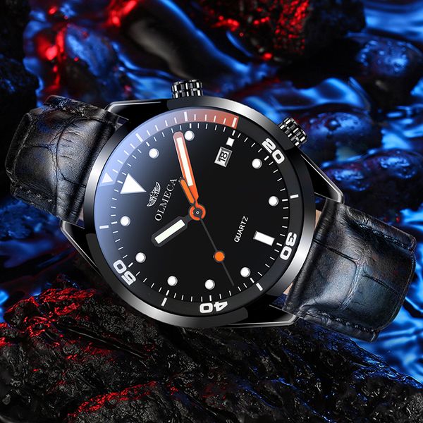 

мужские часы olmeca лучшие кварцевые часы мода наручные часы casual кожаный ремешок мужской часы relojes para hombre 3010, Slivery;brown