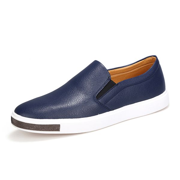 

vogue fashion leather casual shoes nice spring new men loafers shoes luxury breathable tide man, Black