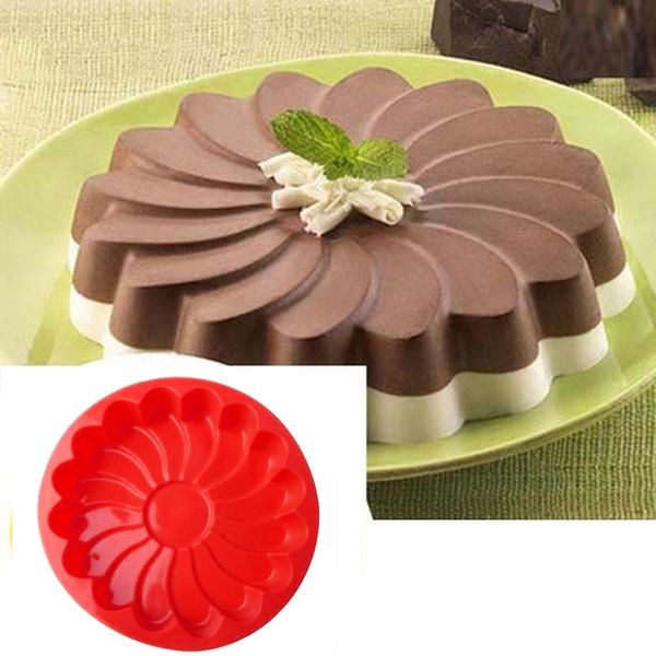 

1шт diy силиконовых форм подсолнечника торт выпечка инструменты прессформы цветок торт выпечка прессформы украшение инструментов