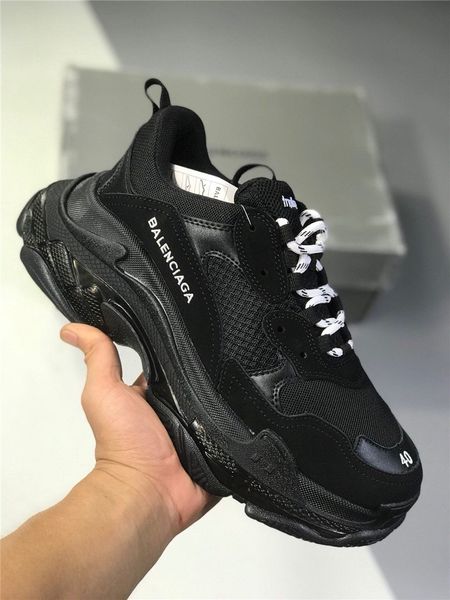 

with bag) 2019 original triple-s air cushion shoes men women tennis triples dad shoes