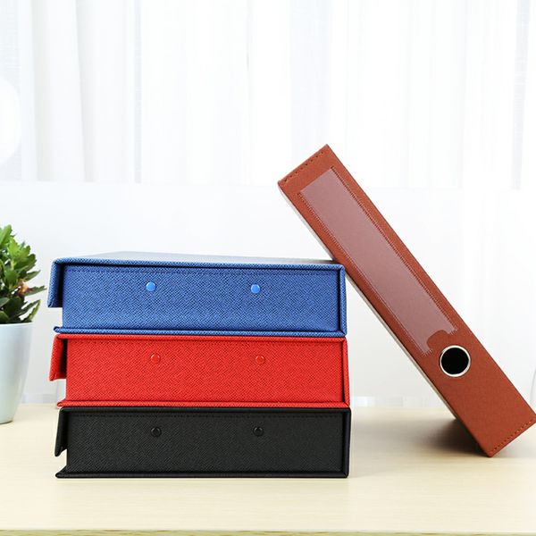

a4 pu leather deskfile folder portfolio document business folder