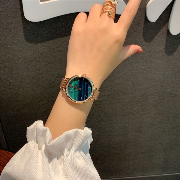 

shifenmei w248 leisure women quartz wristwatch creative pattern ladies casual watches colored dress lines watch 2019, Slivery;brown