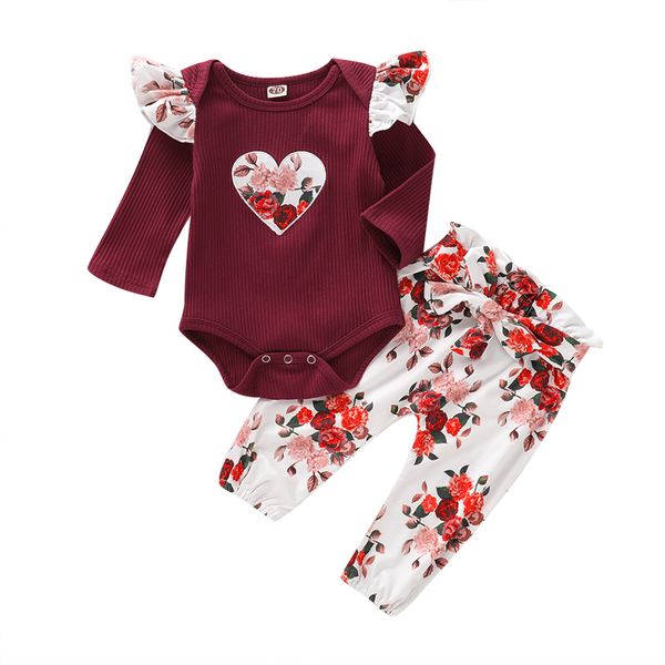 

девочки мультфильм наборы для новорожденных девочек цветочные наборы дети детская повседневная одежда для младенцев с длинным рукавом эпикир, White