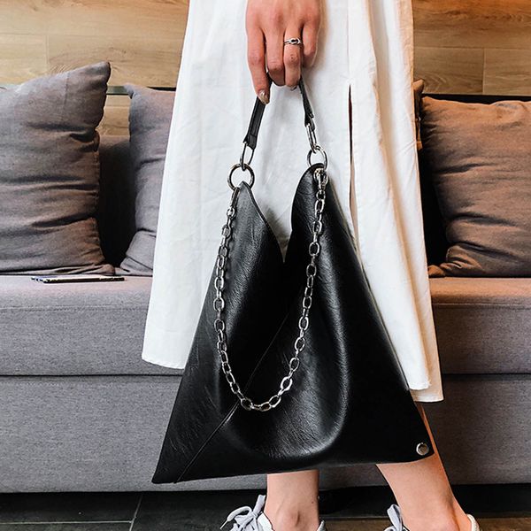 

women 2019 new simple handbag retro chain messenger bag fashion shoulder bag